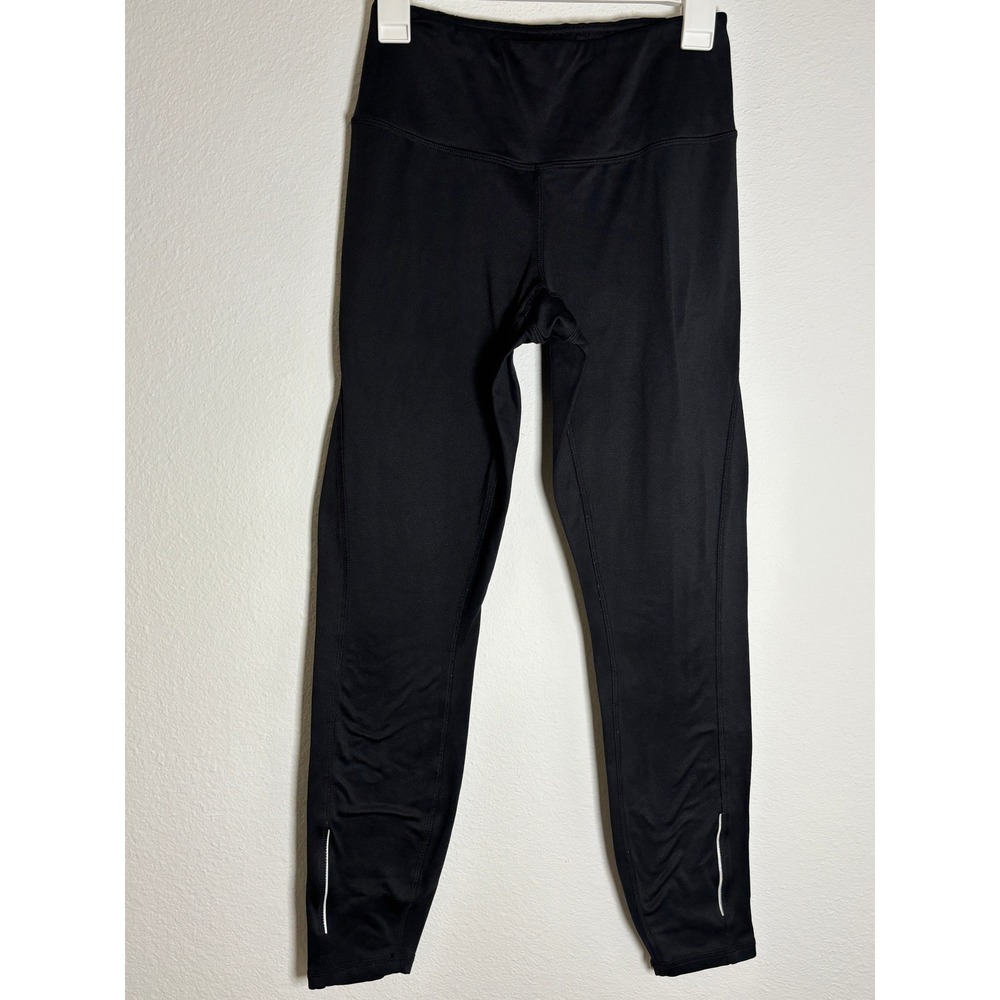 RBX Performance Black High Waisted Activewear Leggings Womens Small Reflective‎